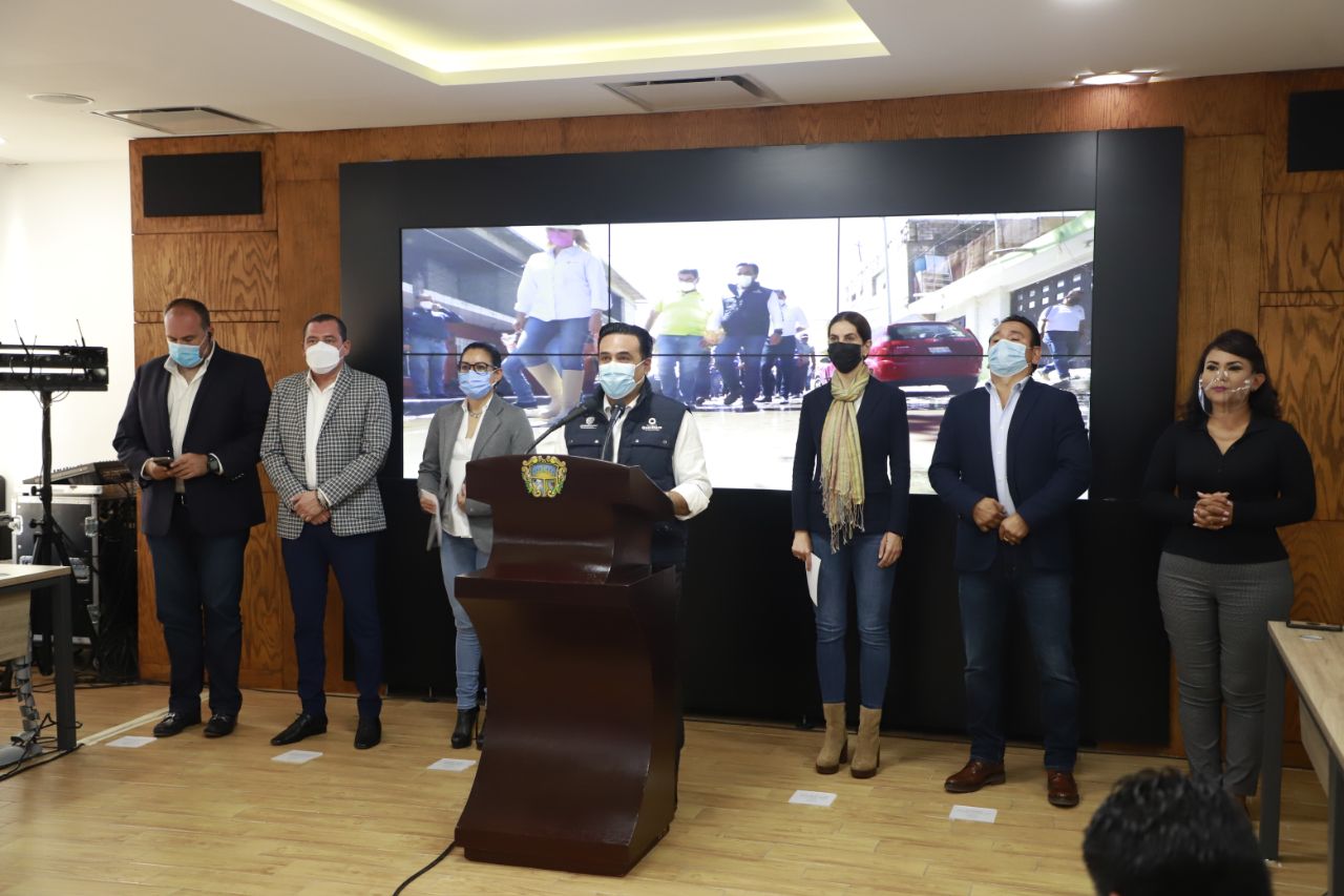 Anuncian apoyos a viviendas afectadas por las lluvias en la capital