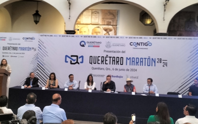Presentan el Querétaro Maratón 2024, se realizará el 6 de octubre