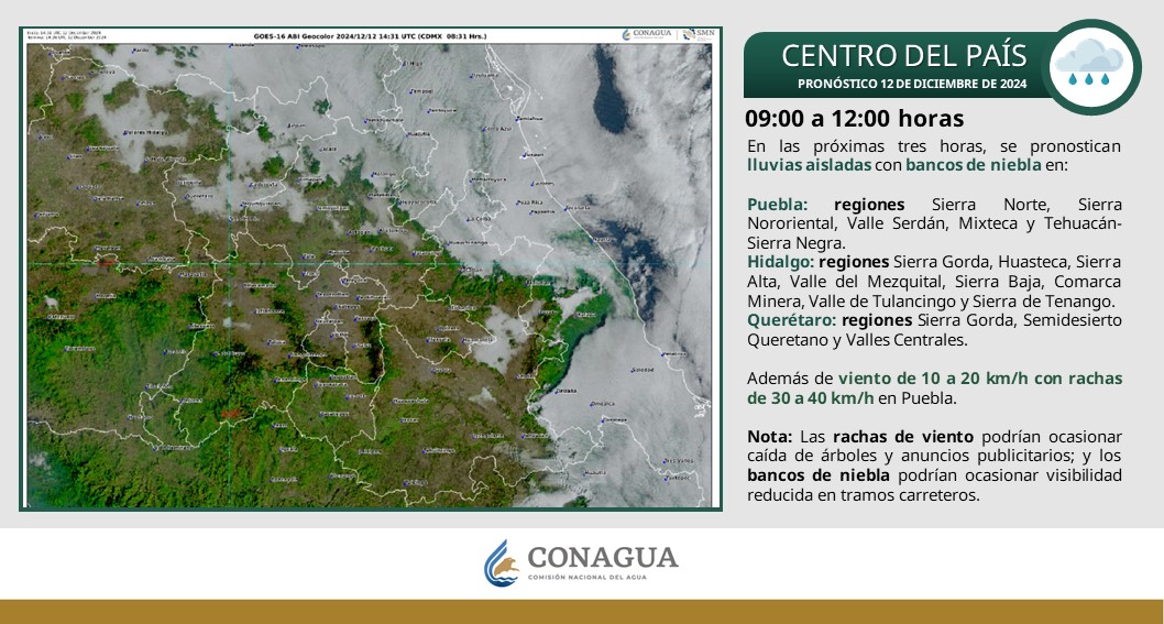 Registra Querétaro la temperatura más baja de la temporada con 3 grados