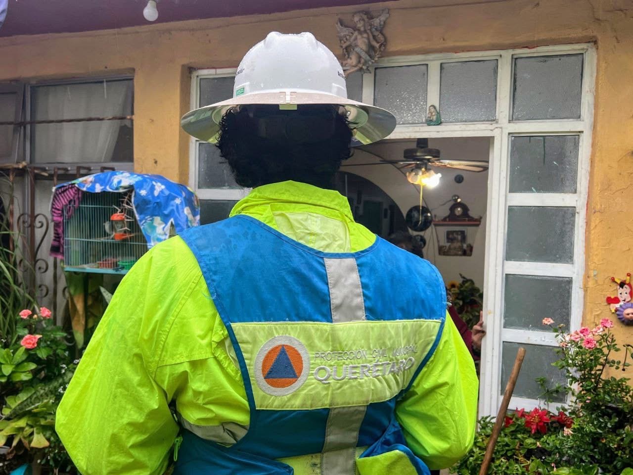 Diez viviendas tuvieron ingreso de agua por las lluvias del pasado martes en Querétaro