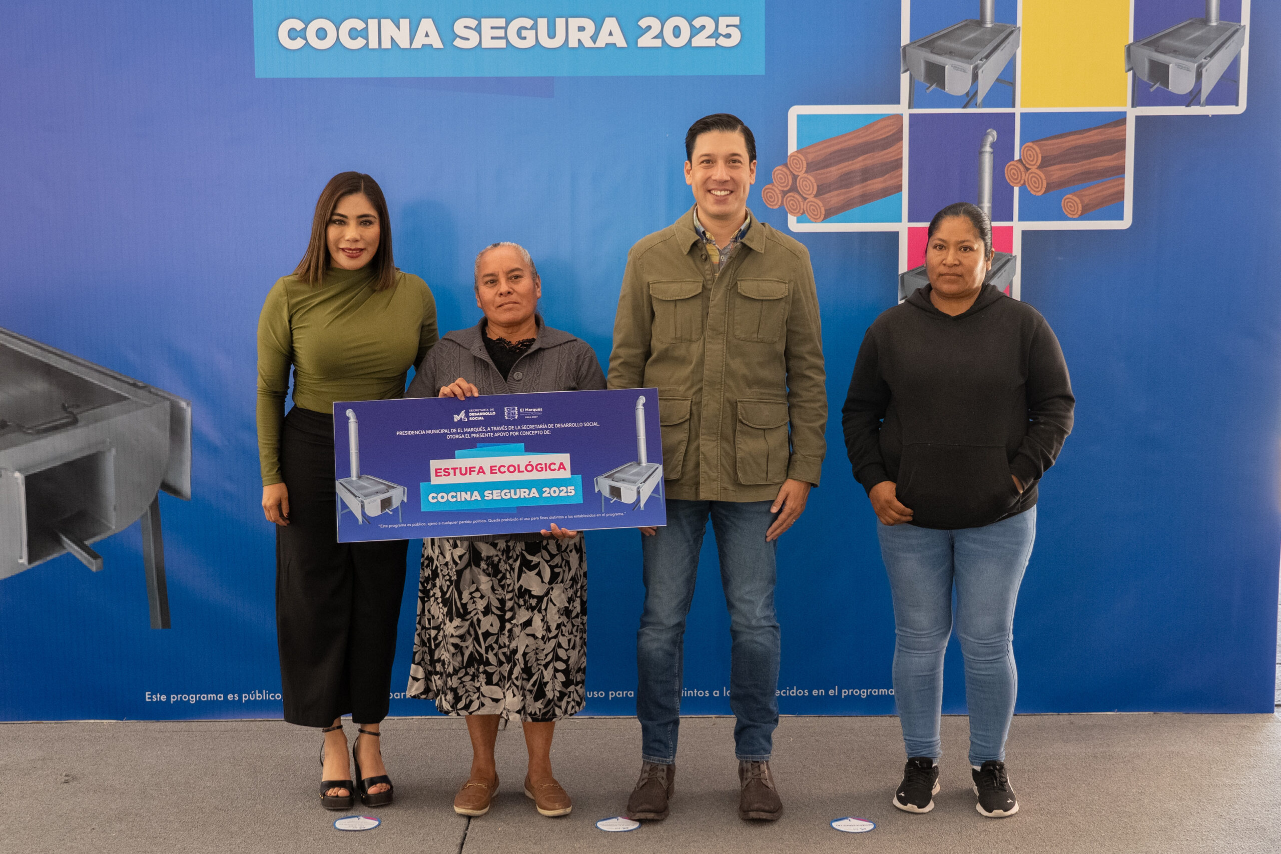 El Marqués promueve salud y sustentabilidad  con entrega de estufas ecológicas