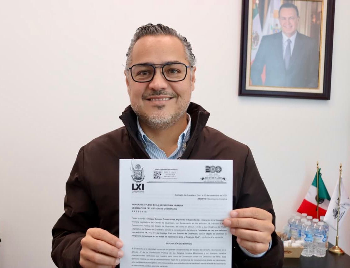 Presentan iniciativa para quitar testigos en actas de nacimiento, en Querétaro