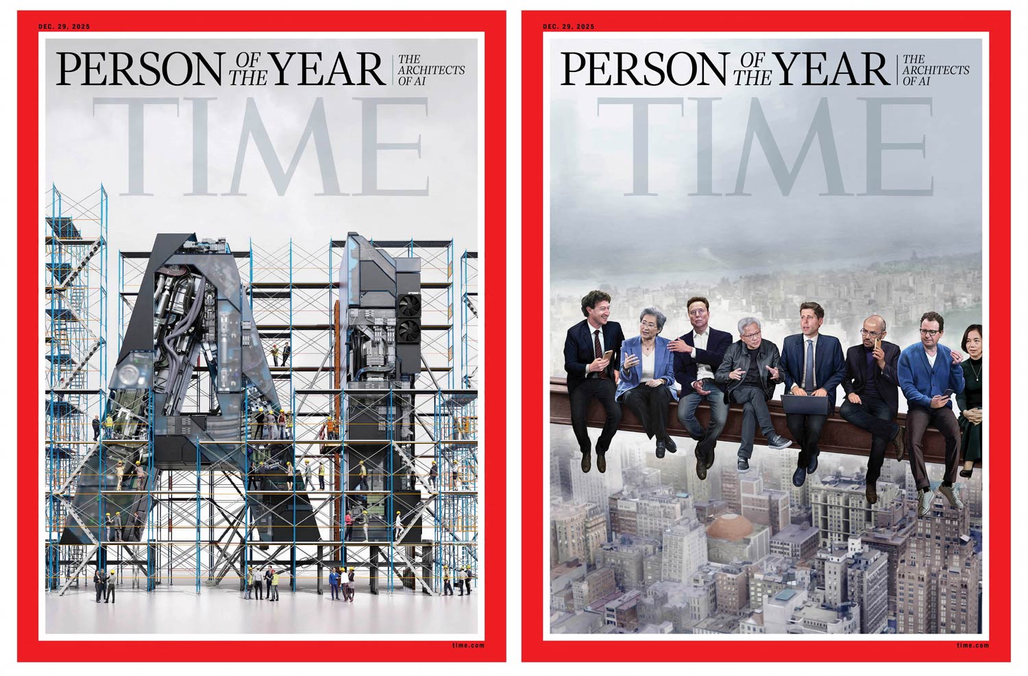 🧠🚀 La revista Time nombra a los “arquitectos de la Inteligencia Artificial” como Persona del Año 2025 🌍📈
