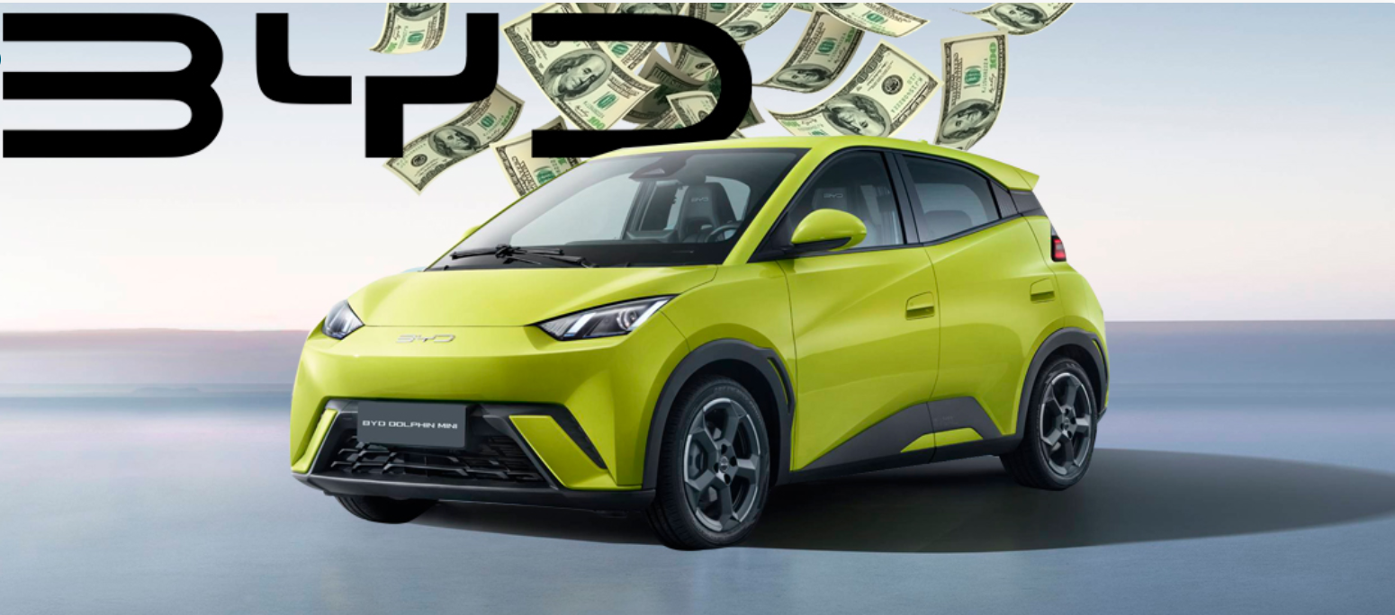 BYD ahora se vuelve líder en venta de autos eléctricos, por encima de Tesla