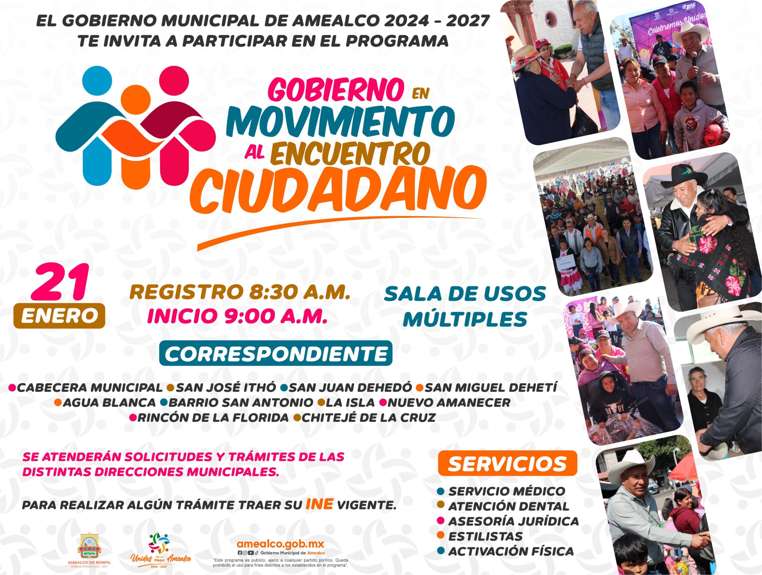 📢 ¡Atención Amealco! El Gobierno Municipal llega hasta ti 🤝