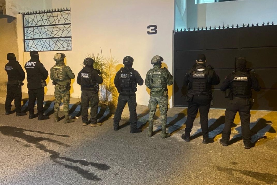 Participa POES en detención de 39 miembros de una célula delictiva en Querétaro