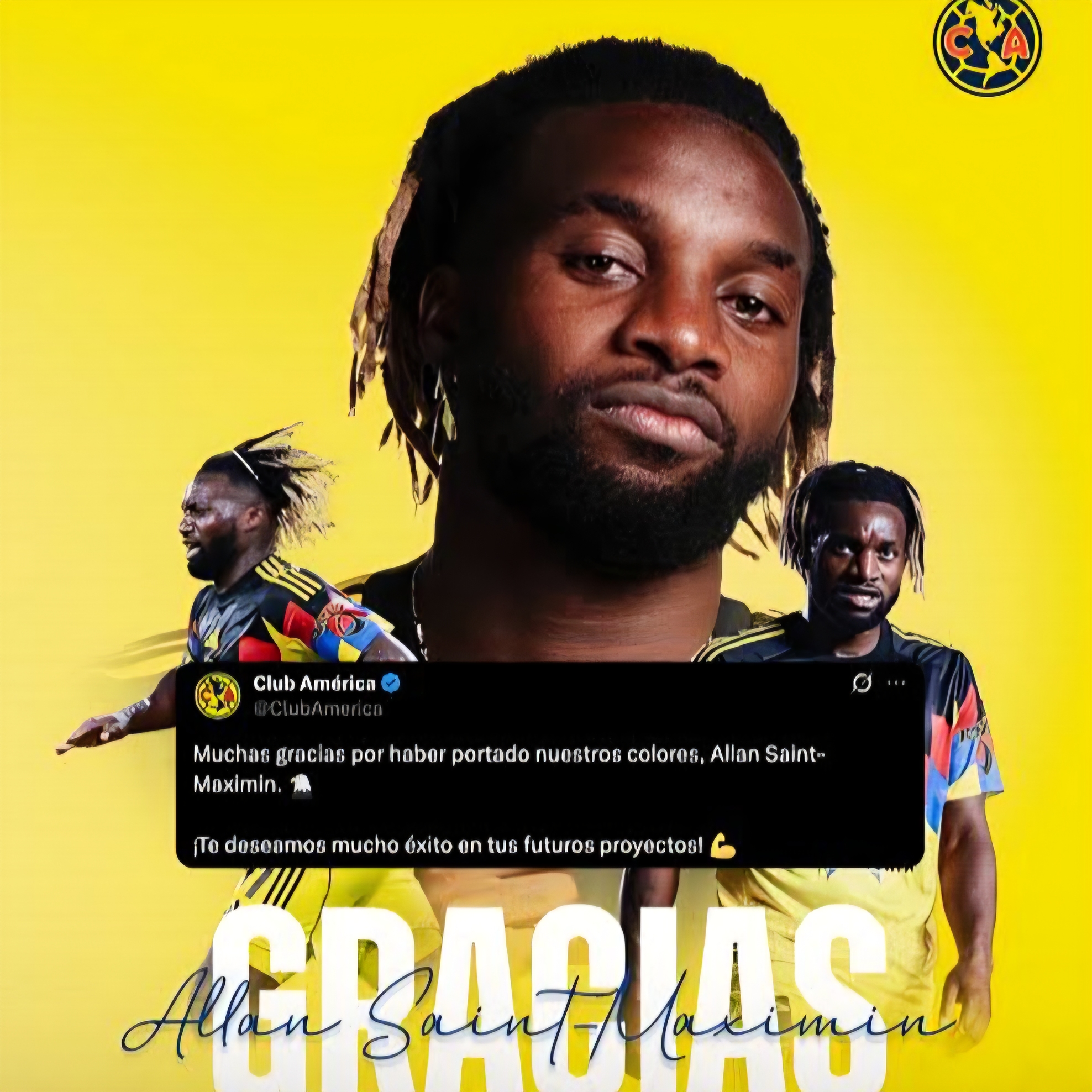 🦅⚖️Allan Saint-Maximin deja el América tras denunciar racismo contra sus hijos