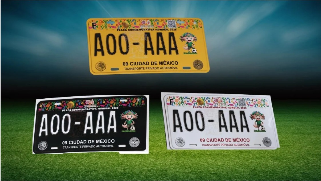 Placas Mundial 2026 CDMX 🚘🇲🇽