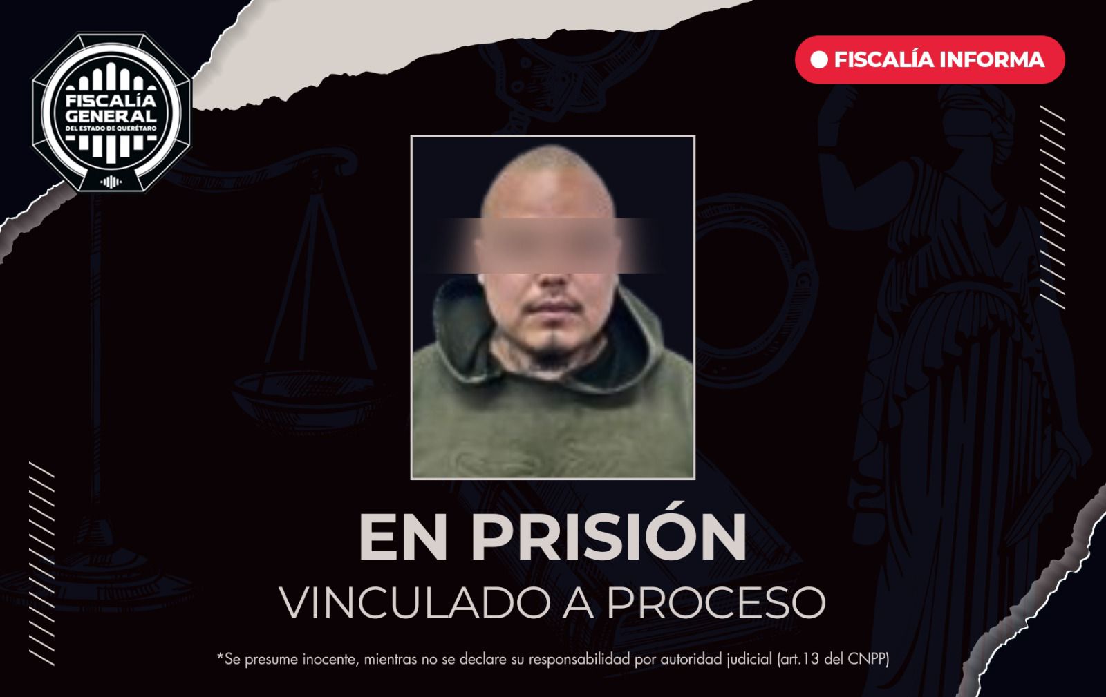 ⚖️ Cae “El Pelón”: Vinculado a proceso por quema de vehículos en Querétaro