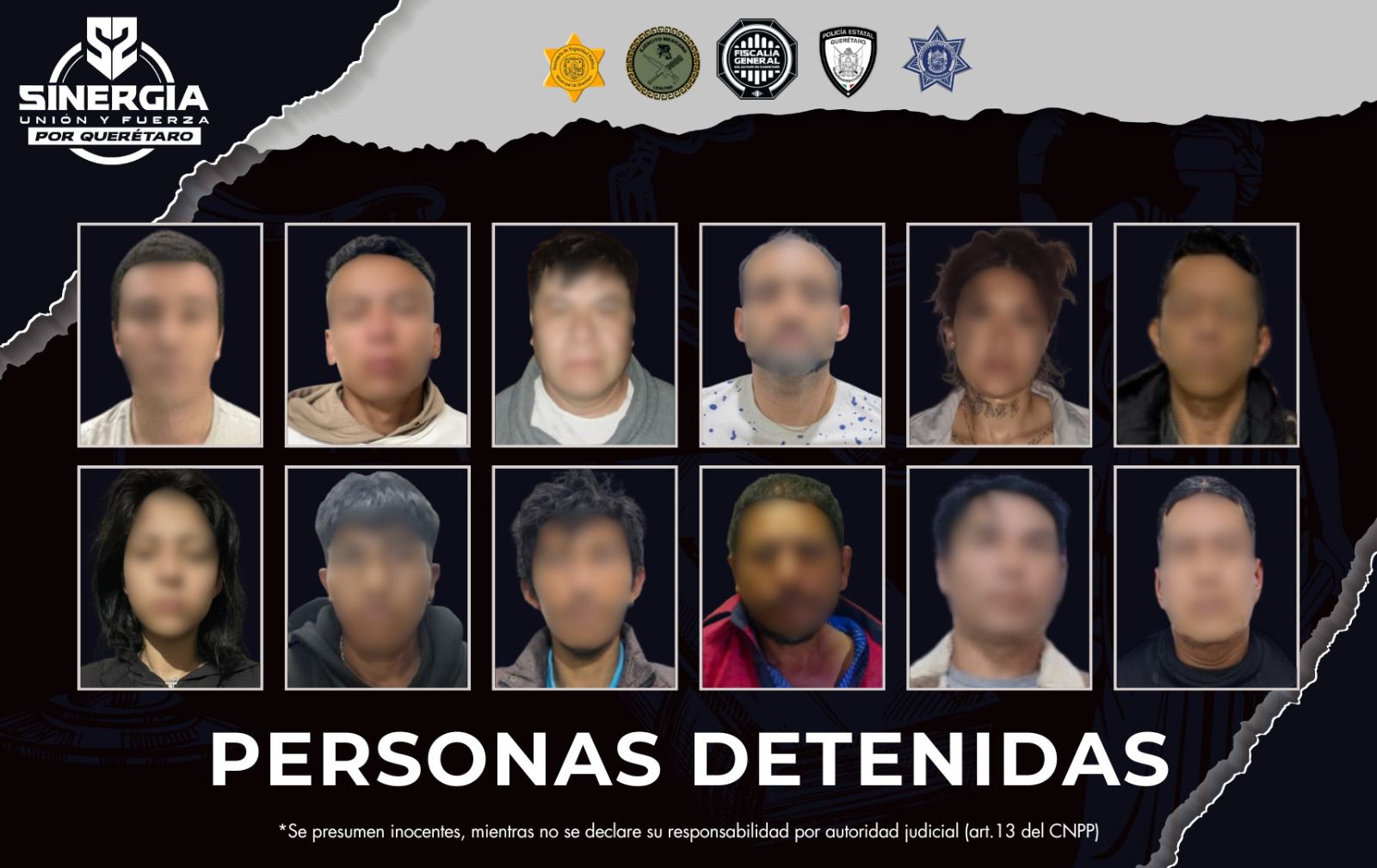 👊 Operativo SINERGIA: Resultados contundentes en Querétaro