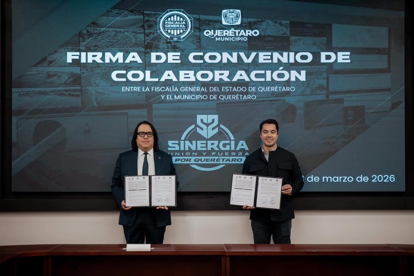 Fiscalía y municipio de Querétaro acuerdan intercambio de información en seguridad