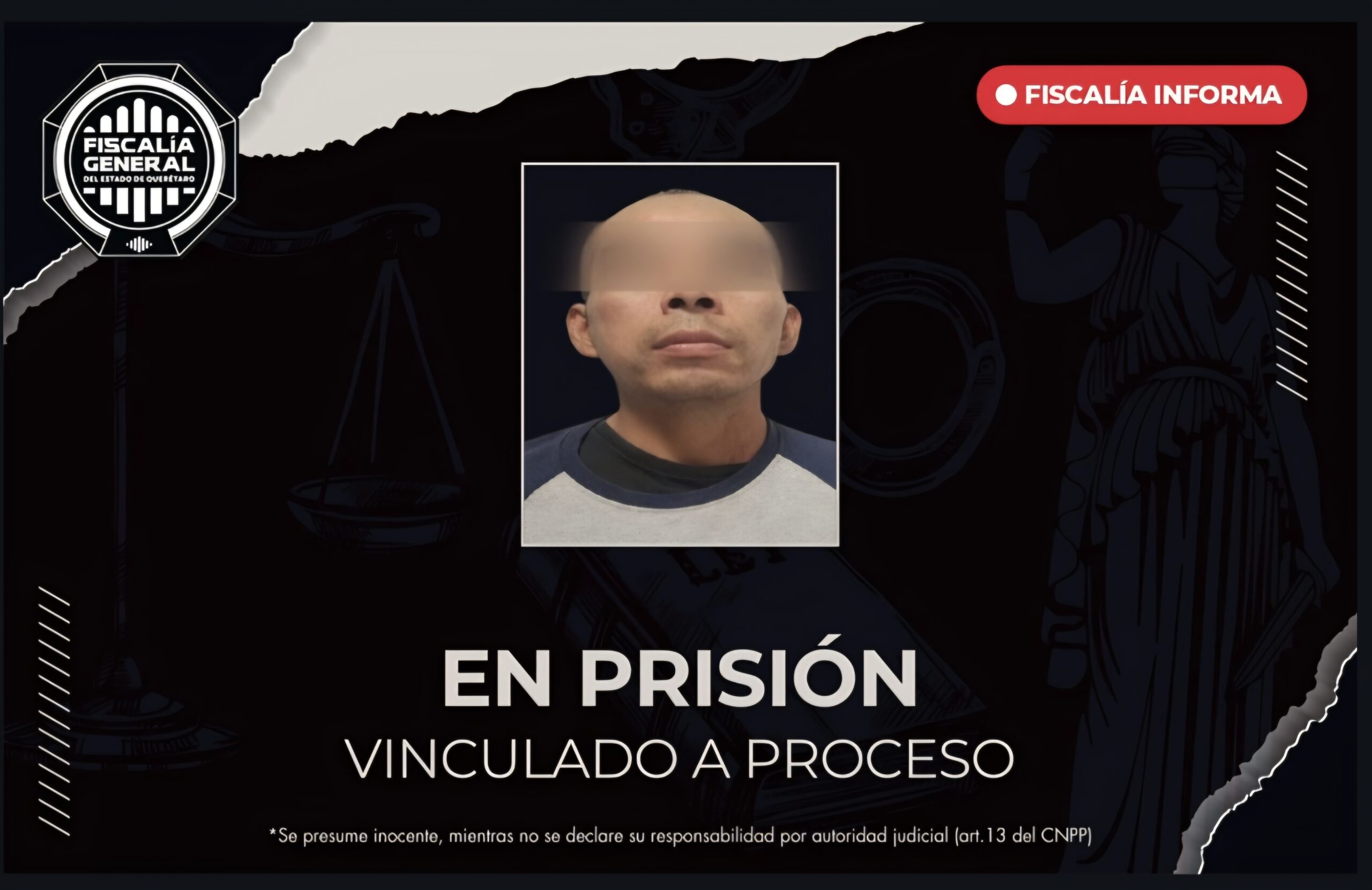 ⚖️ Justicia en Tolimán: Vinculan a proceso a presunto responsable de robo a comercio