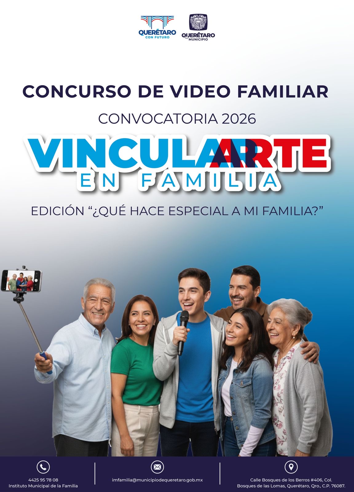 Instituto Municipal de la Familia abre convocatoria de concurso de video