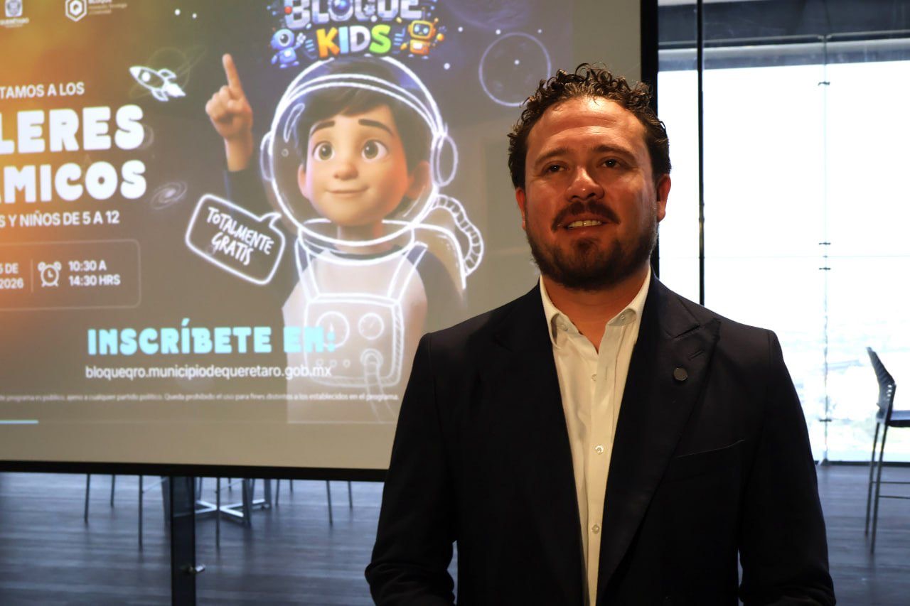 Municipio de Querétaro anuncia talleres tecnológicos para niñas y niños