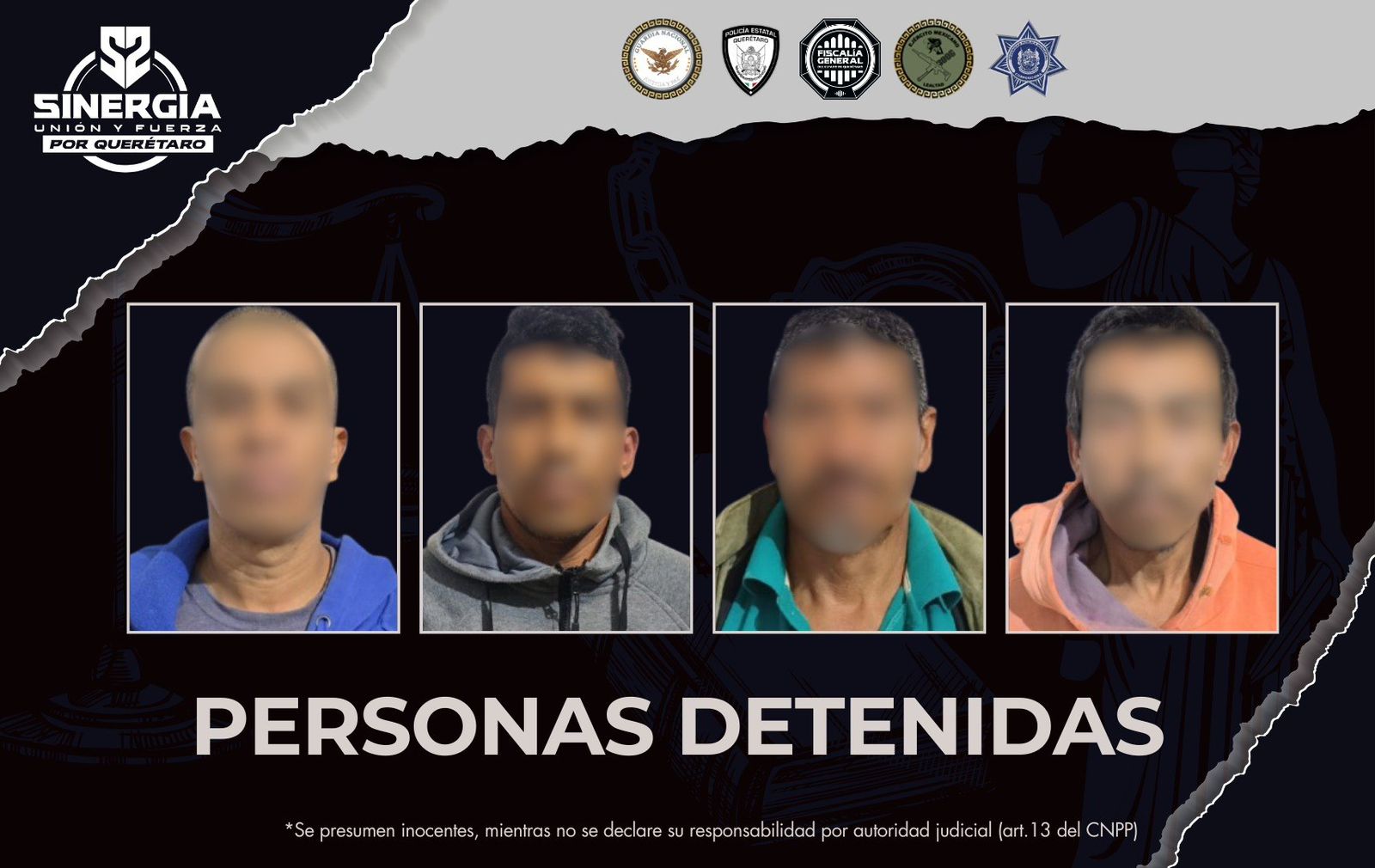 ⚖️ Golpe a la delincuencia: 8 cateos simultáneos en Querétaro y Corregidora 🛡️🔍