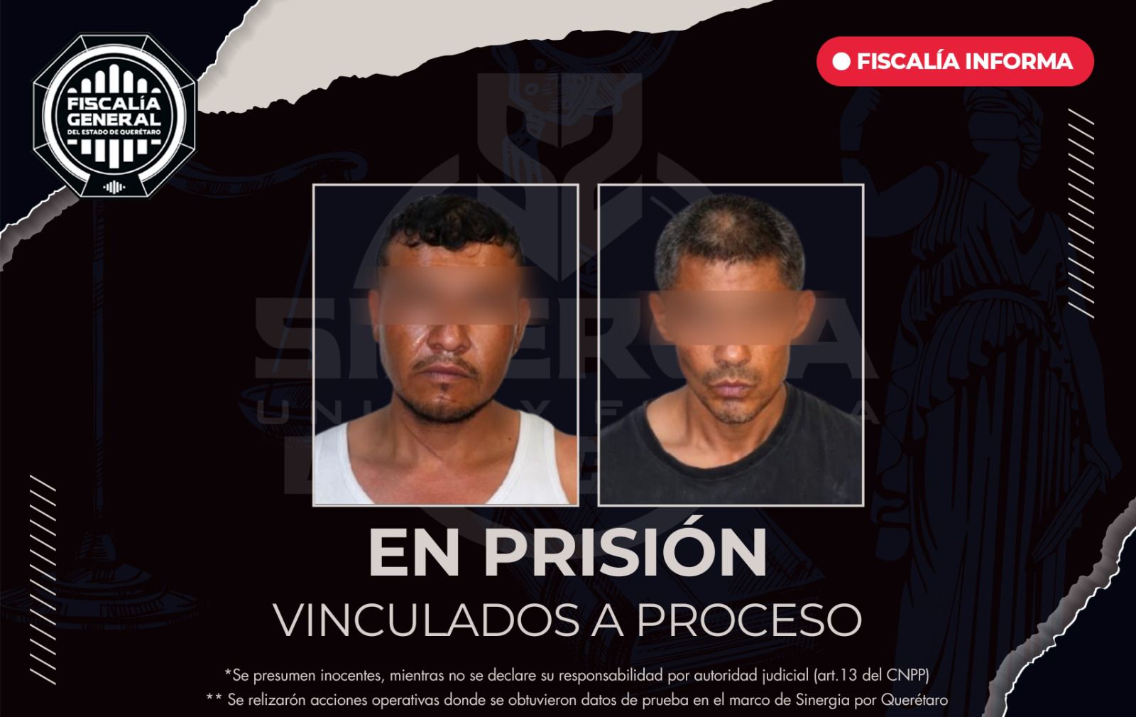 🛡️ La Fiscalía General del Estado de Querétaro ha logrado un avance contundente tras los violentos hechos ocurridos en Jalpan de Serra