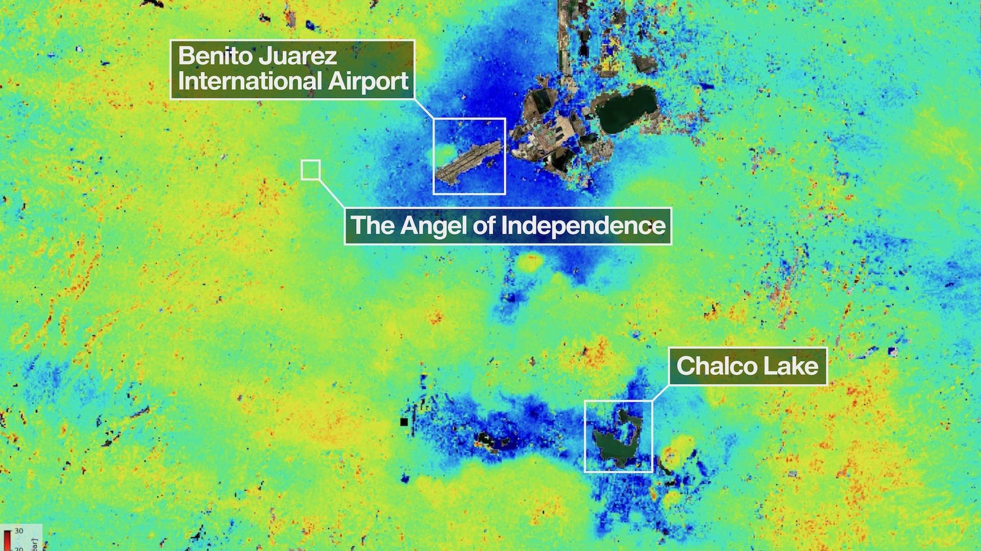 🌎🚨 La Ciudad de México enfrenta una realidad alarmante: se está hundiendo más rápido de lo que se pensaba. La NASA lo confirma