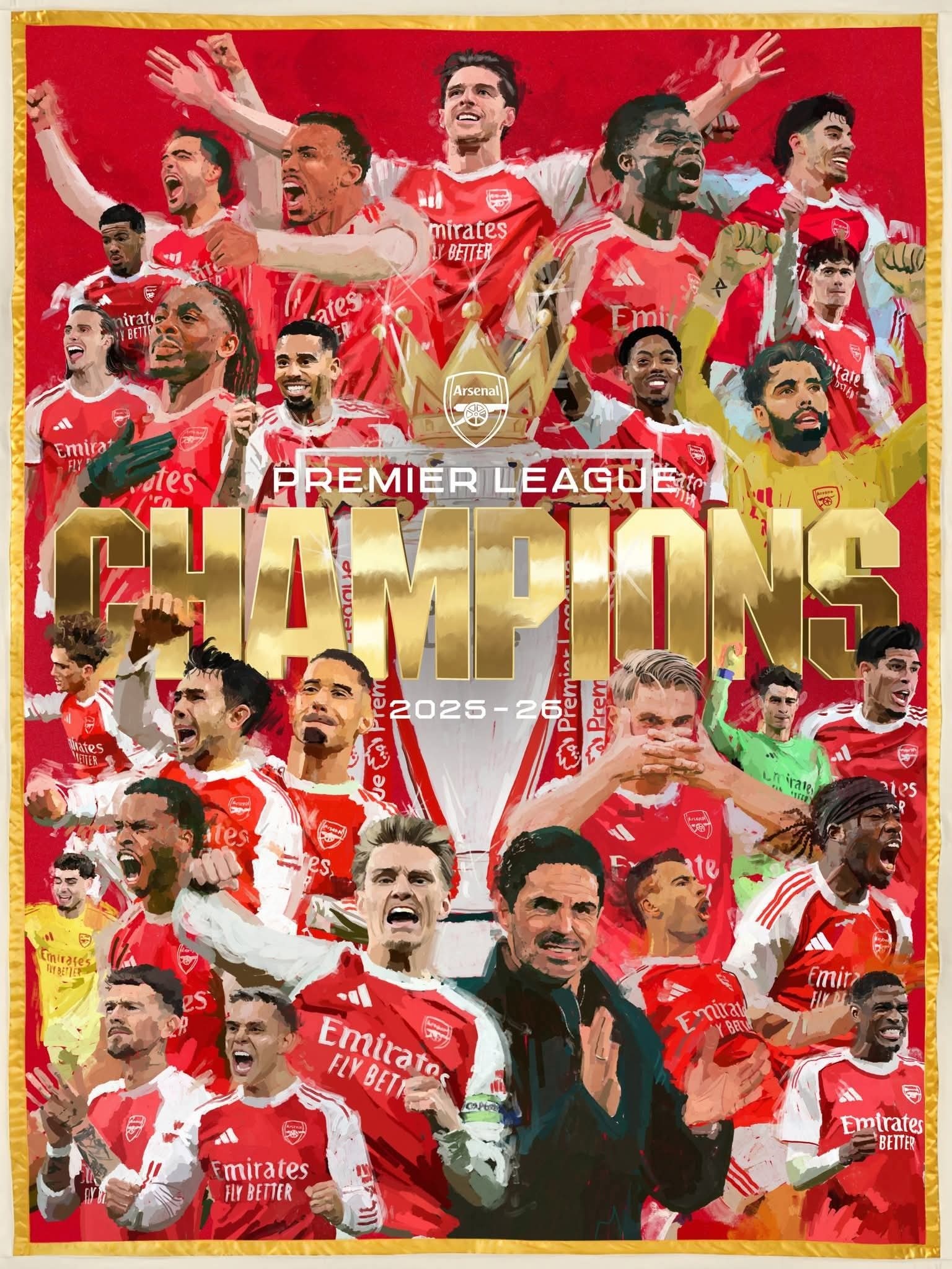 🔴⚪ ¡SE ACABÓ LA ESPERA! Después de 22 largos años, el Arsenal FC volvió a conquistar la Premier League