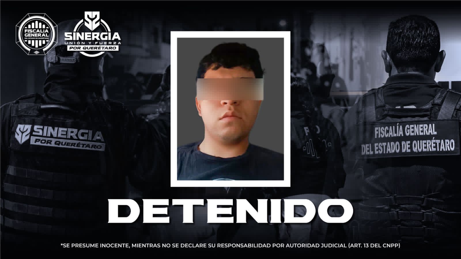 ⚖️📱 La Fiscalía General del Estado de Querétaro informó sobre la detención de Rafael “N”, originario de Huatusco, Veracruz, como probable responsable del delito de amenazas en agravio de un regidor del municipio de Querétaro