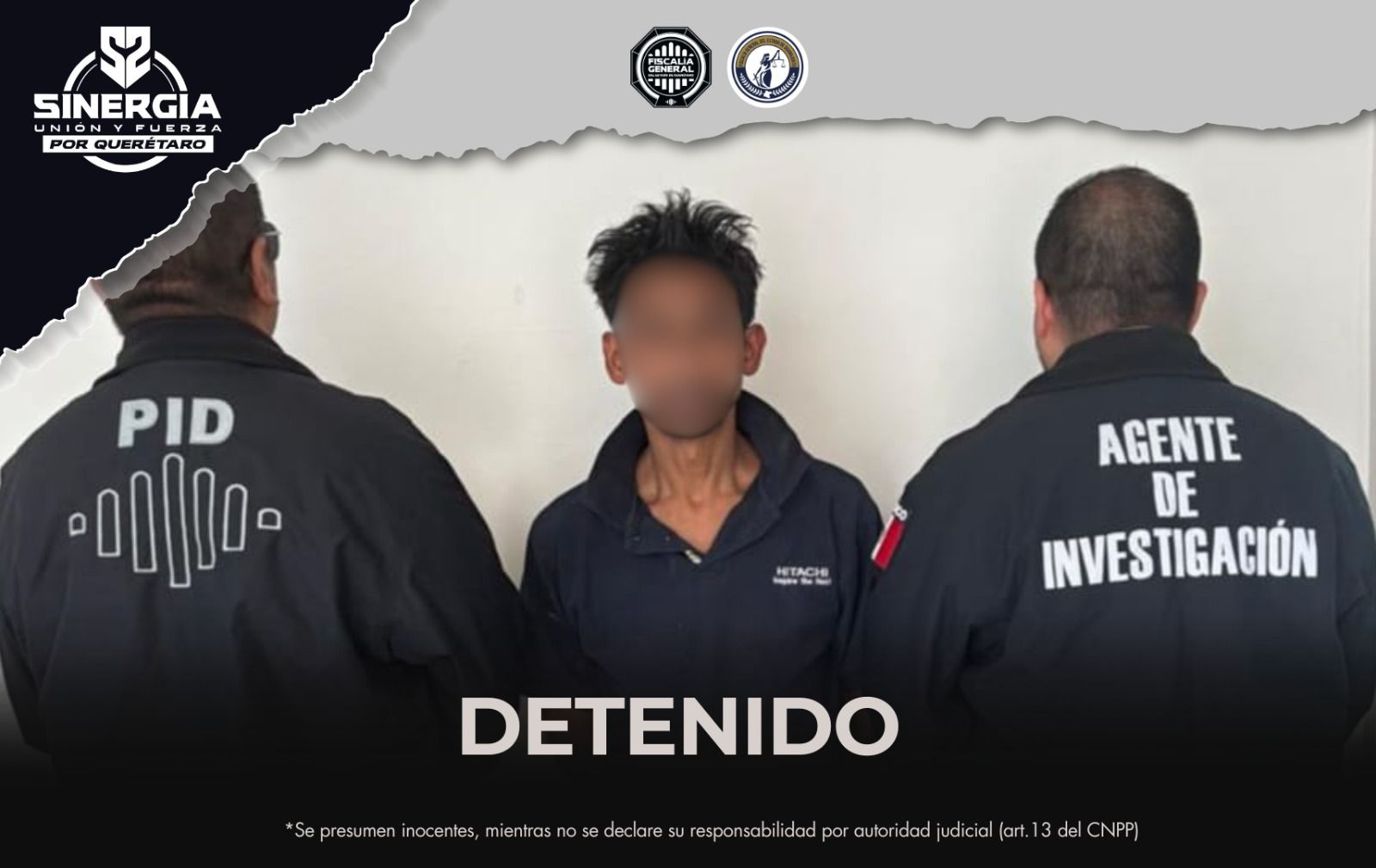 La Fiscalía General del Estado de Querétaro, en un trabajo conjunto de Sinergia con las autoridades de Guanajuato, logró cumplimentar una orden de reaprehensión contra José Manuel “N”, alias el “Oaxaco