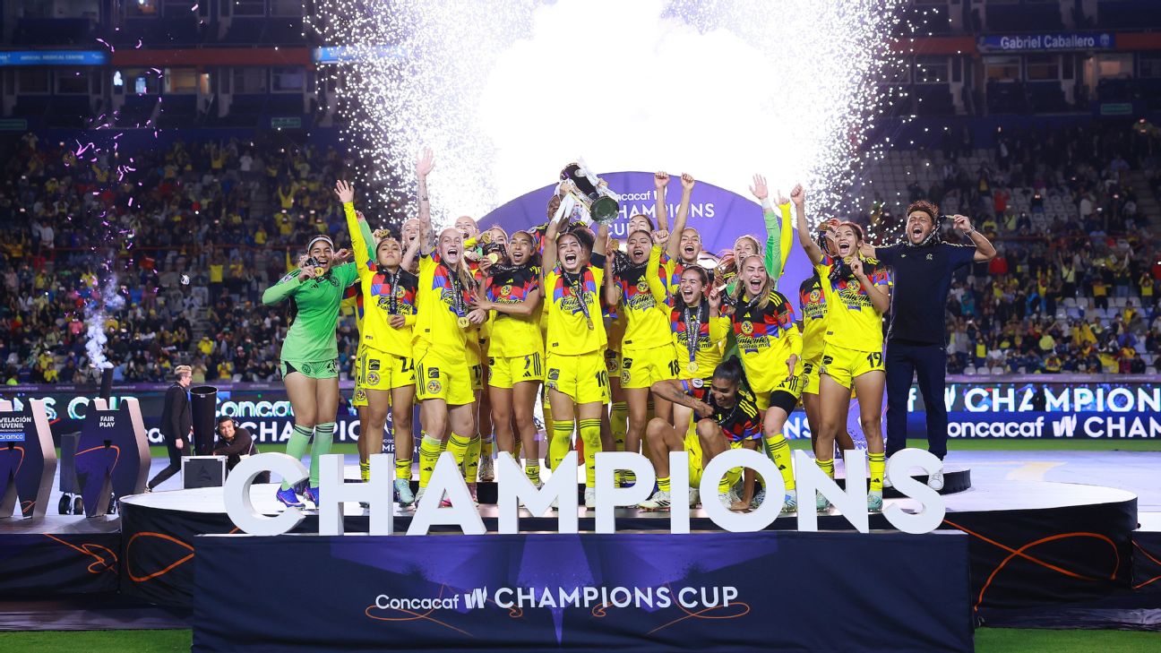 🏆🦅 ¡HISTÓRICAS! América Femenil se coronó campeón de la Concacaf W Champions Cup y escribió una nueva página dorada en el futbol mexicano