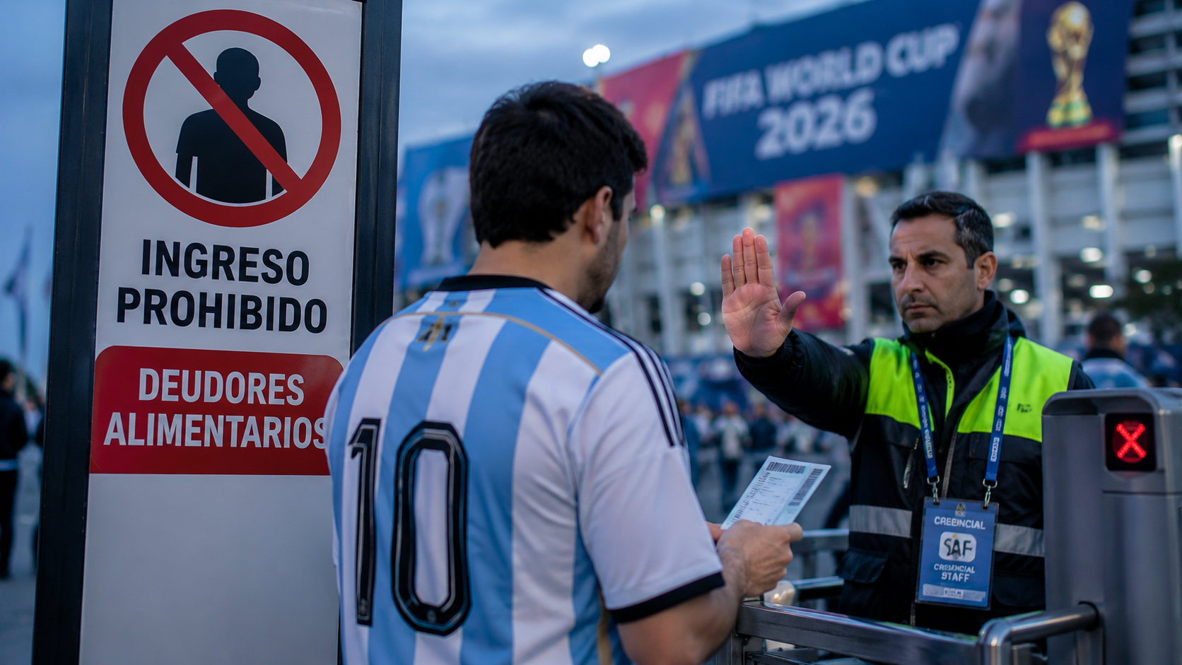 Argentina utiliza el Mundial 2026 para presionar a más de 13,000 deudores de pensión alimenticia