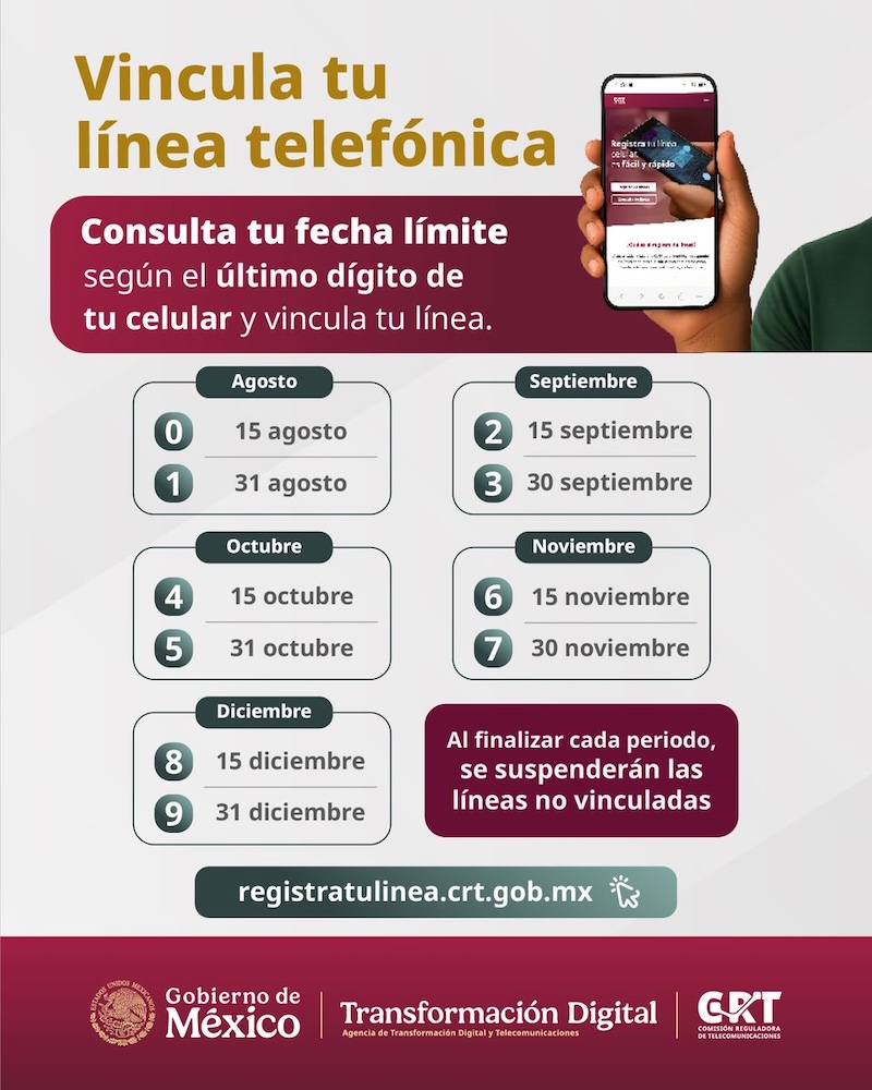 📱⏳ ¡Hay nuevo plazo para registrar las líneas de celular en México!