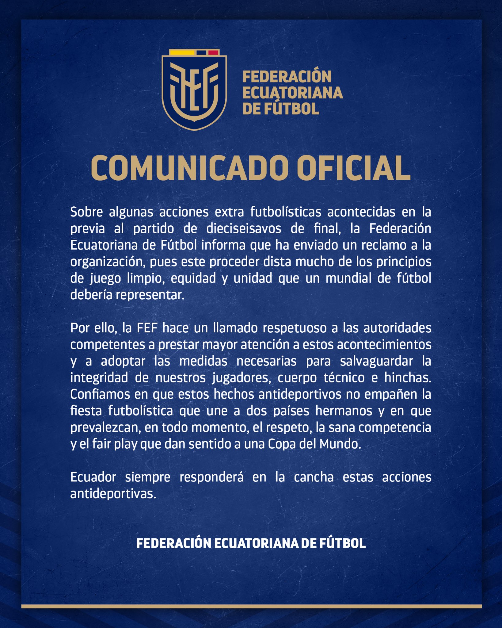 ⚽🇪🇨🇲🇽 ¡Crece la tensión antes del México vs. Ecuador!