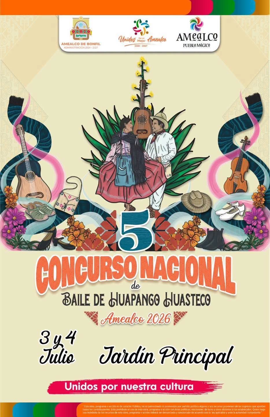 ✨ Todo listo para que disfrutes del 5.º Concurso Nacional de Baile de Huapango Huasteco