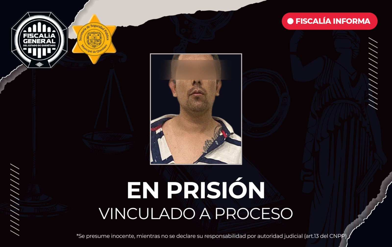 ⚖️🔒 ¡A prisión por daños a la vivienda de su expareja!