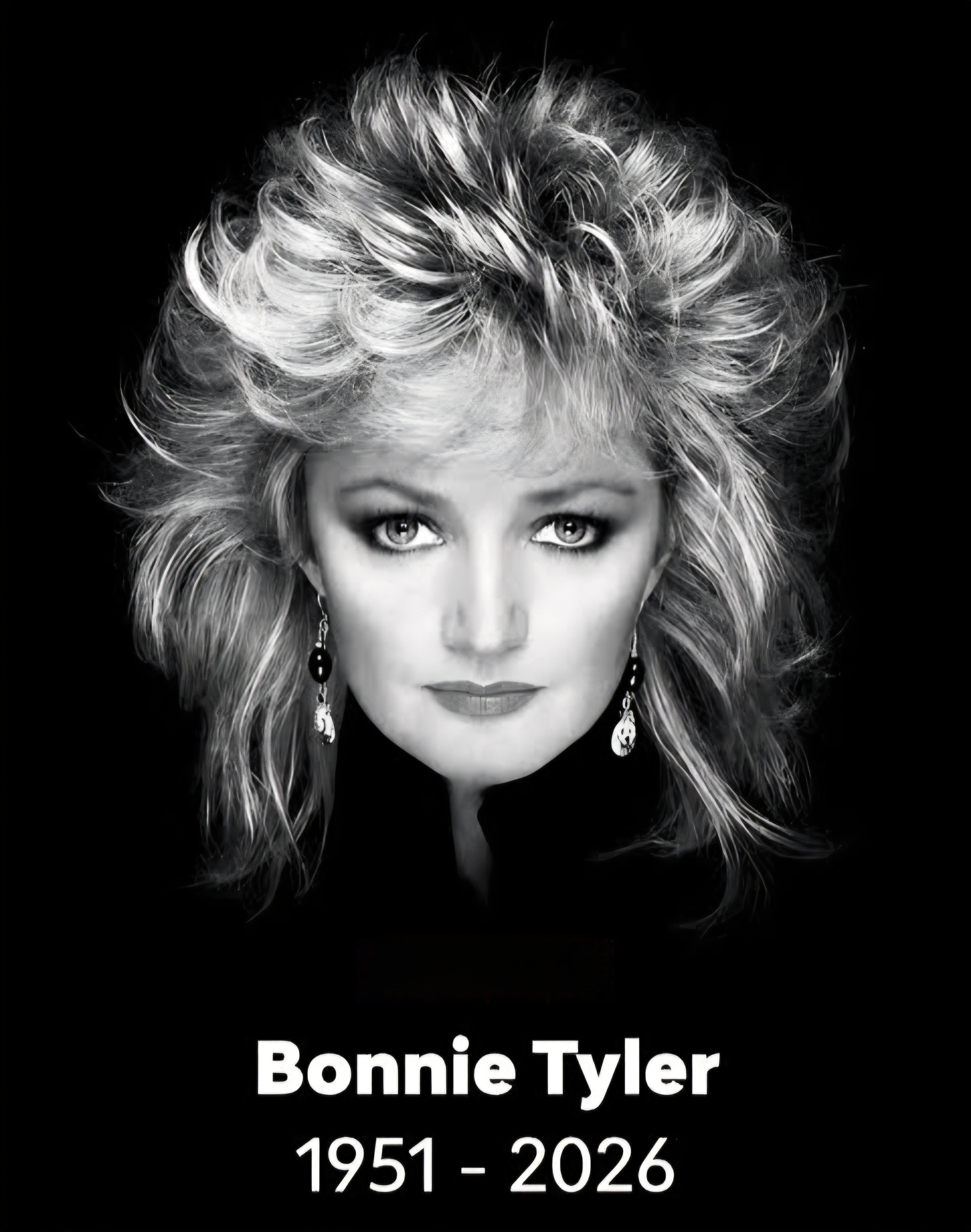🎤🕊️ Bonnie Tyler, reconocida por éxitos como “Total Eclipse of the Heart”, “Holding Out for a Hero” e “It’s a Heartache”, falleció a los 75 años