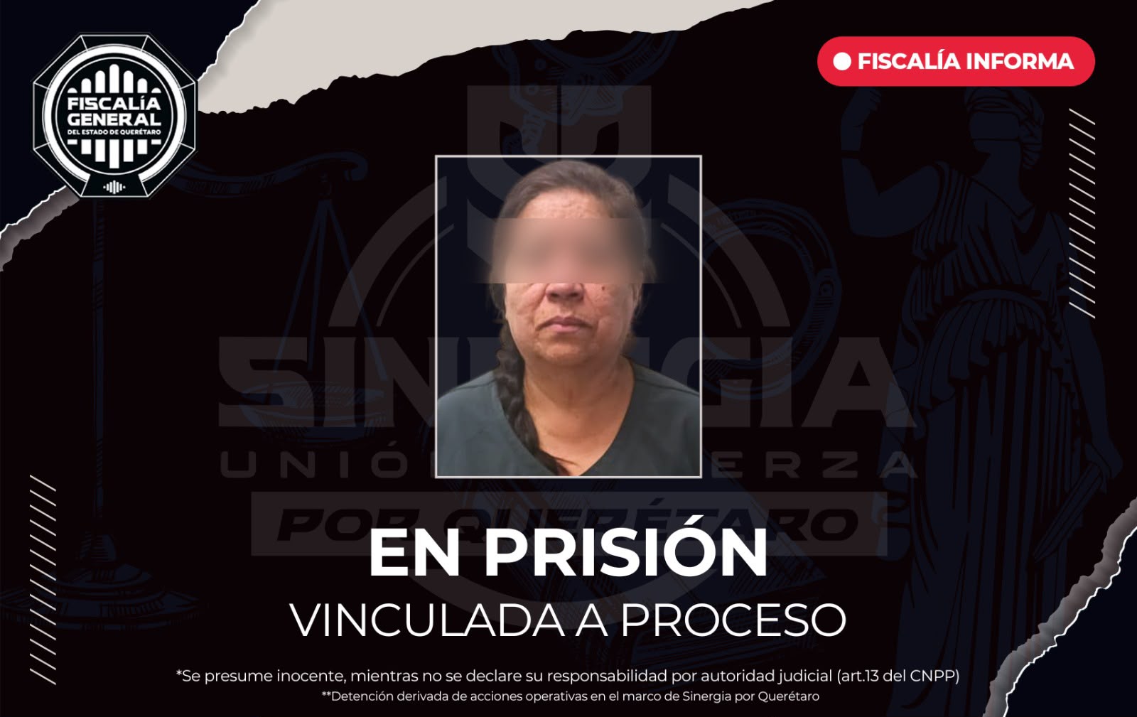 🚨⛓️ ¡Falsa especialista tras las rejas!