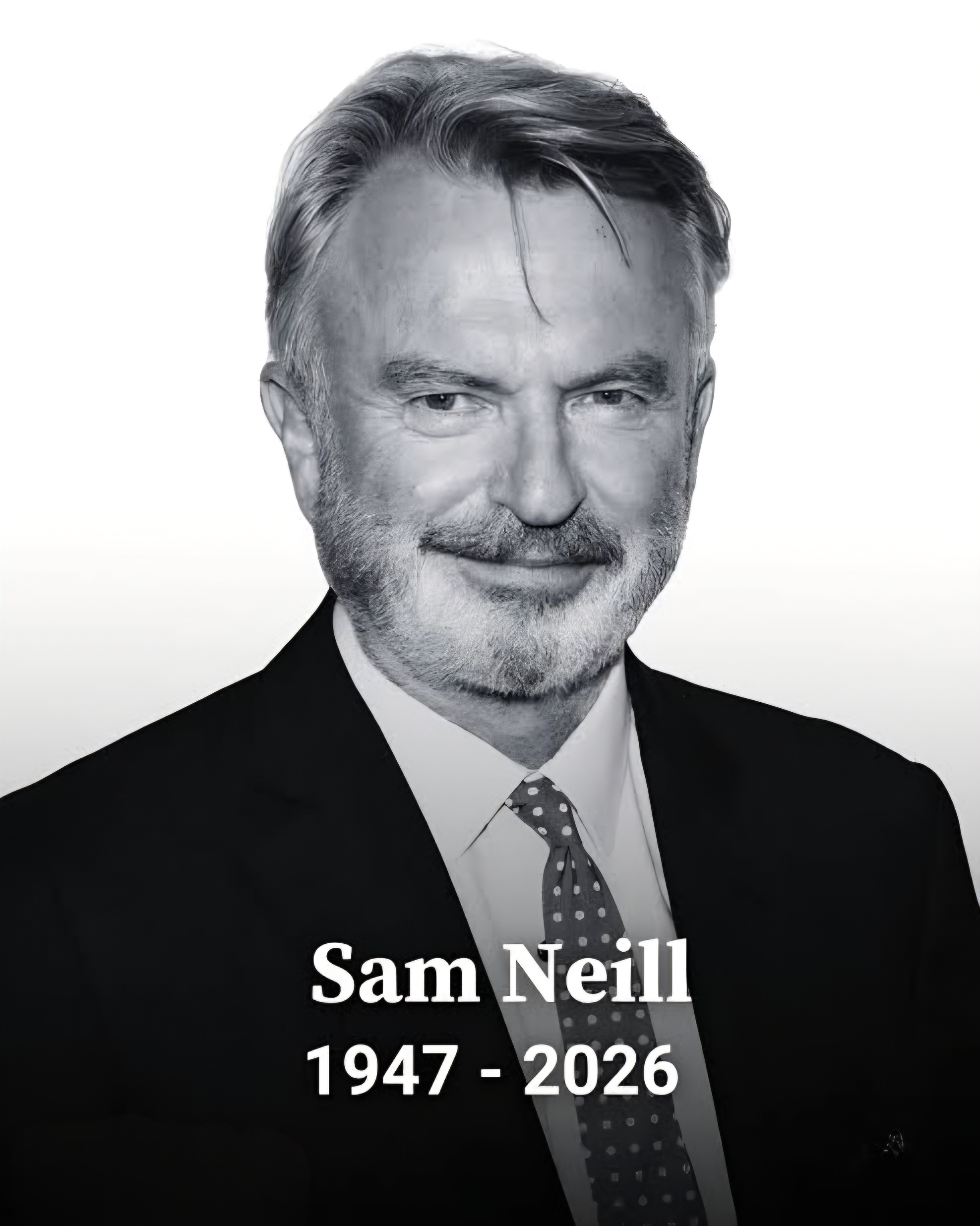 🎬🕊️ El mundo del cine está de luto. El actor neozelandés Sam Neill falleció