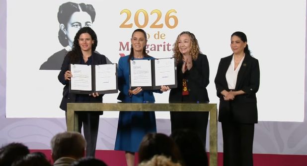 💜🇲🇽 La presidenta Claudia Sheinbaum anunció una iniciativa para homologar las sanciones por feminicidio en todo México.