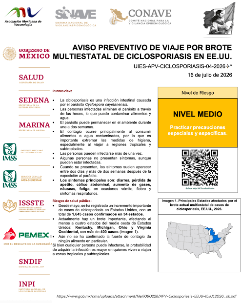 🚨🦠 México emitió una alerta sanitaria por un brote de diarrea explosiva registrado en Estados Unidos
