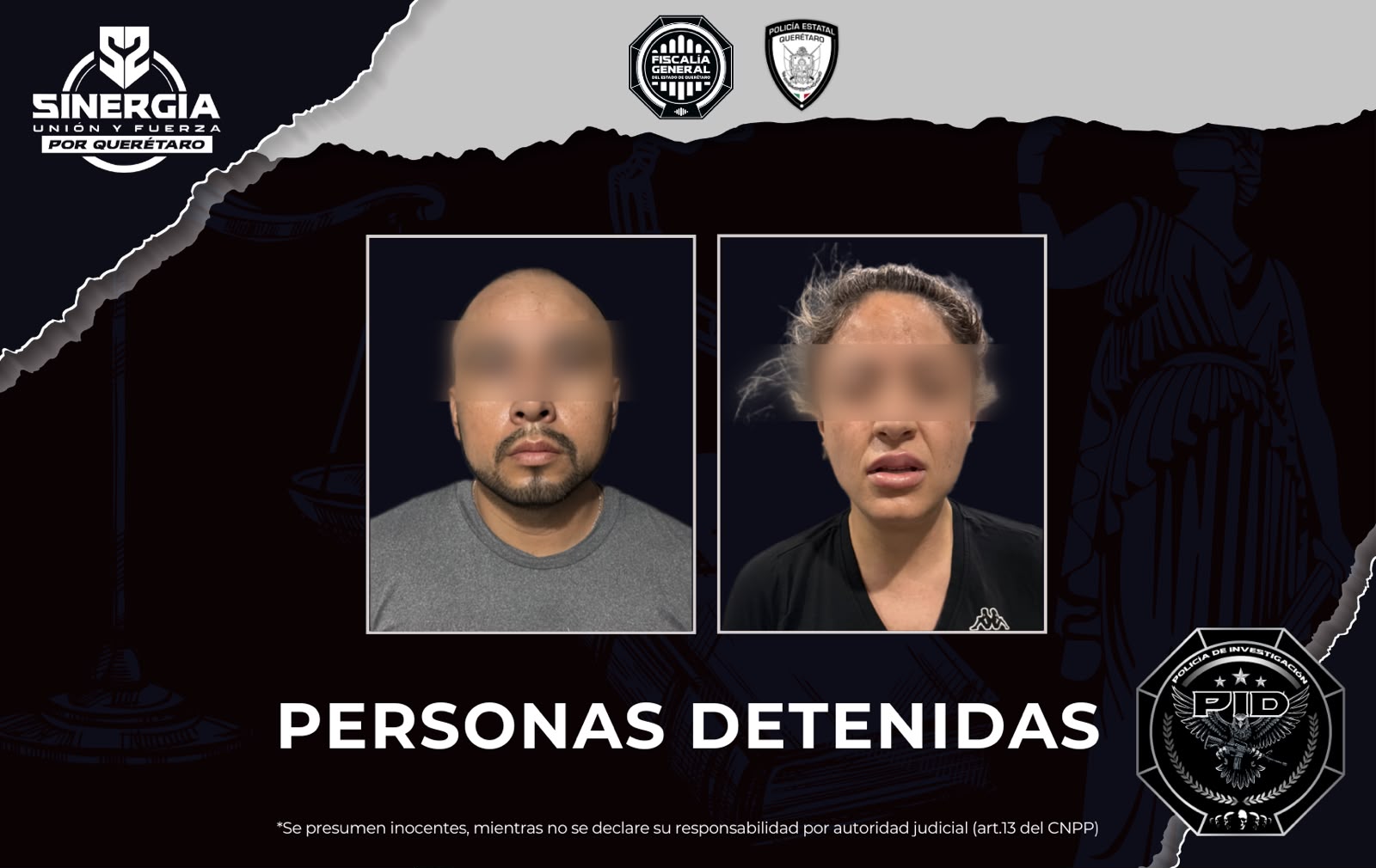 ⚖️🚨 ¡Cero impunidad ante delitos de alto impacto!
