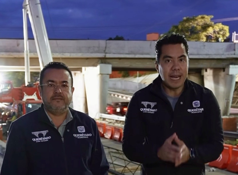 Felifer Macías supervisa obra del tren y anuncia nueva reducción de carriles en B. Quintana