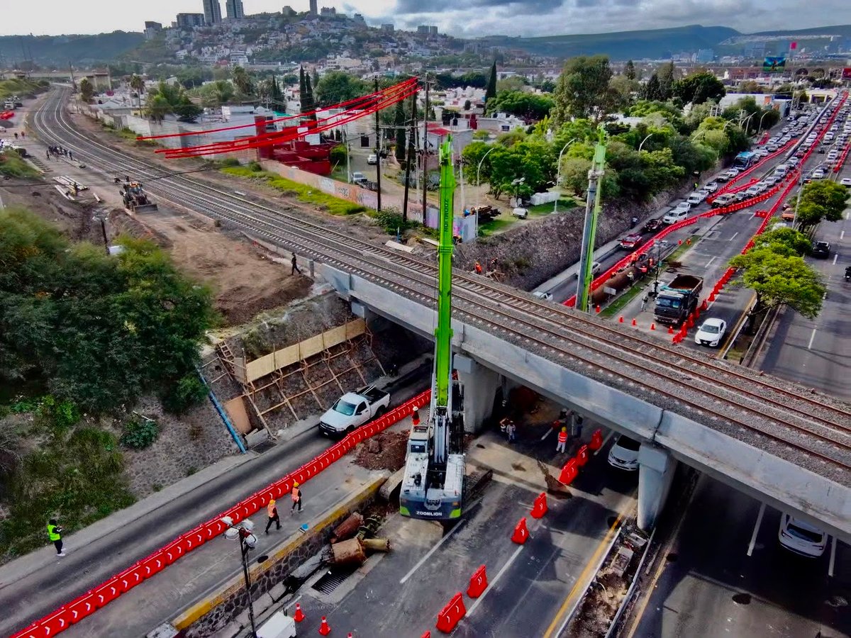Operativo vial por Tren México-Querétaro reduce 50% el tráfico en Bernardo Quintana