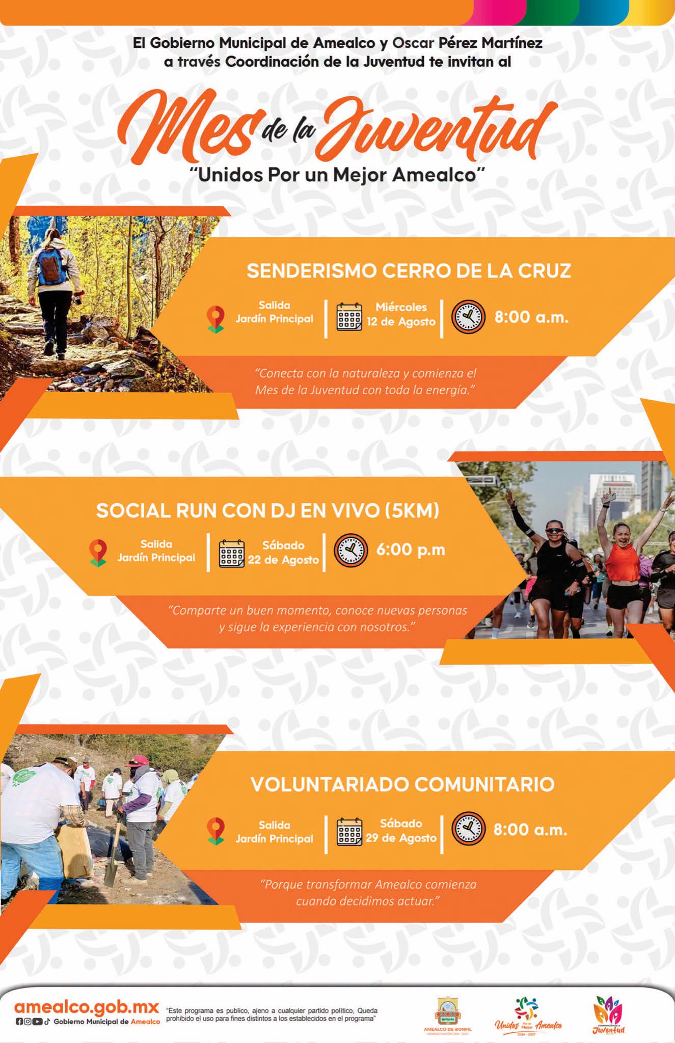 🌟⛰️ ¡Agosto es el Mes de la Juventud en Amealco!