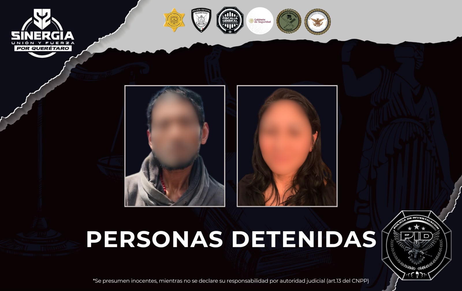 ⚖️🚨 ¡Operativo Sinergia por Querétaro ejecuta 6 cateos, detiene a 2 personas y asegura vehículos alterados!
