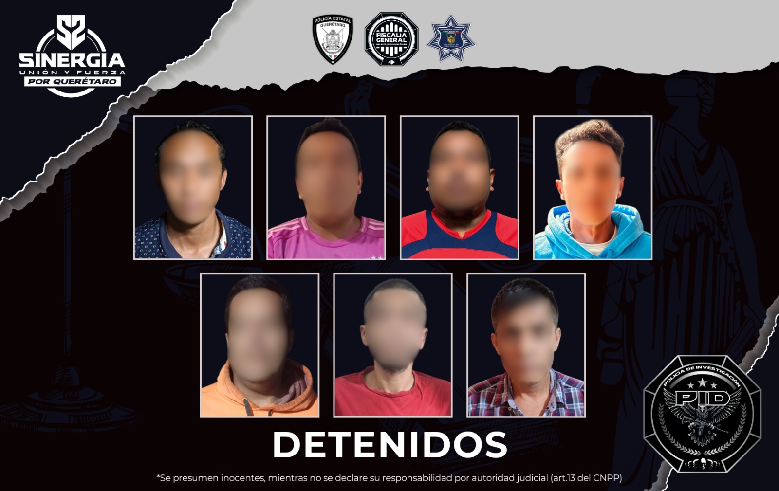 ¡Contundente despliegue operativo de la estrategia Sinergia en San Juan del Río! 🛡️🚔