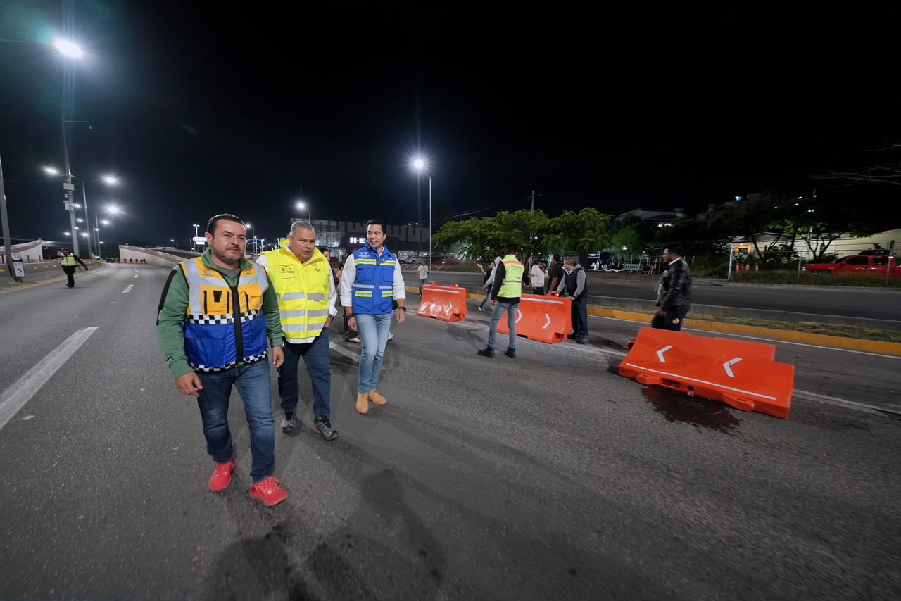 Alcalde agradece a ciudadanos tras concluir dispositivo vial en B. Quintana