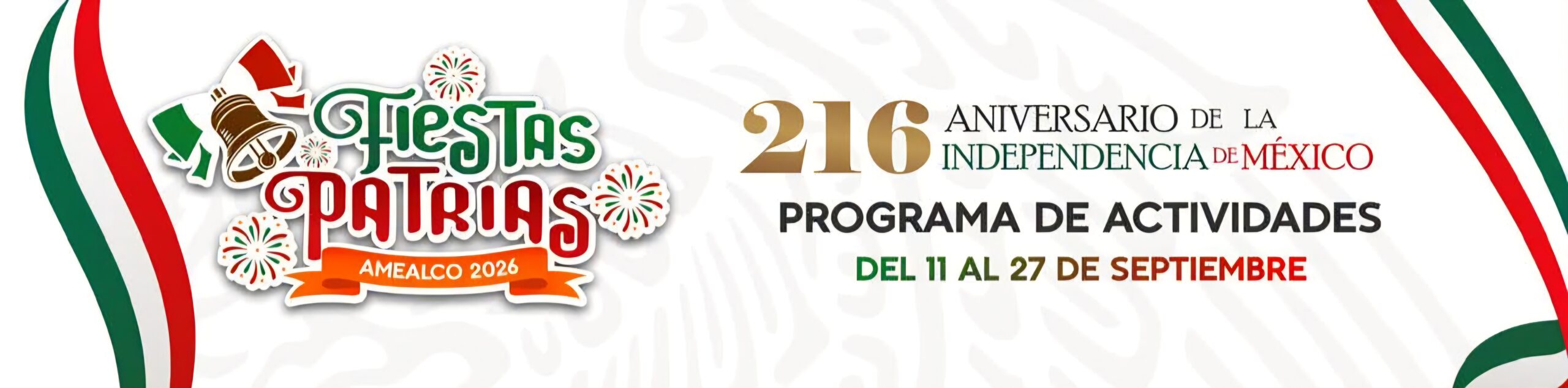 ¡El Gobierno Municipal de Amealco te invita a celebrar las Fiestas Patrias Amealco 2026! 🇲🇽🎉