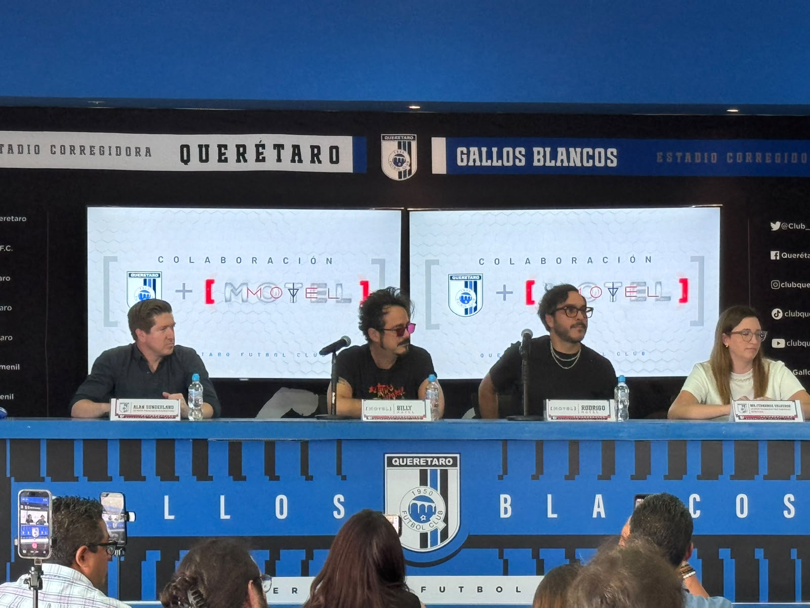 ¡Rock y fútbol en la Corregidora! Motel encenderá el medio tiempo de Gallos Blancos. ⚽️🎸🔥