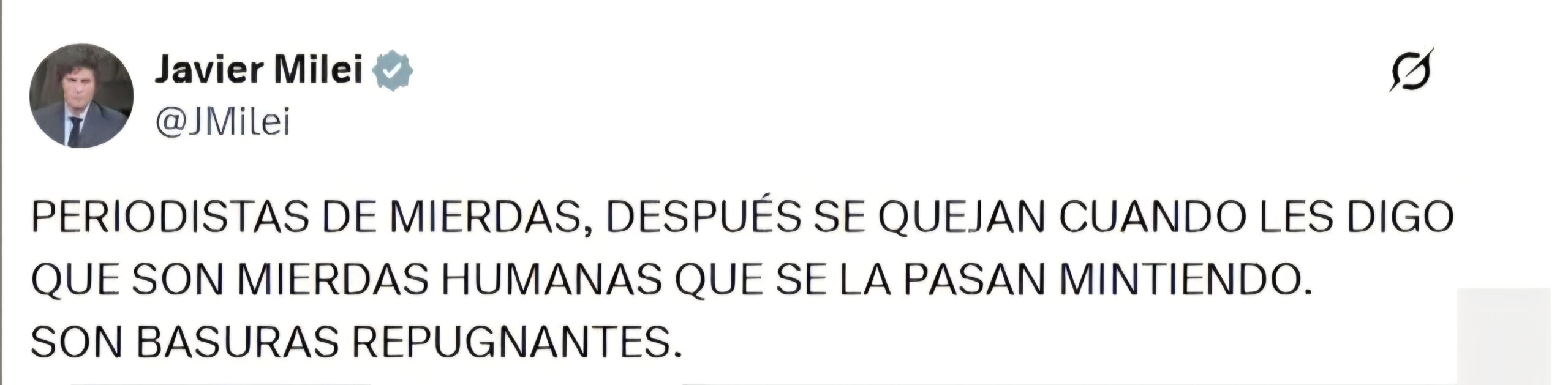 🚨 Milei arremete contra periodistas tras conocerse nuevos datos sobre la economía argentina