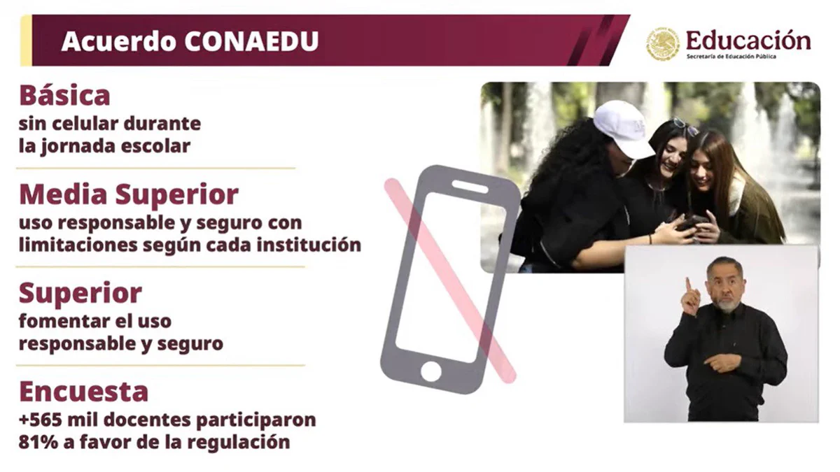 📵🏫 Adiós al celular en clases y recreos: nuevas reglas en escuelas de México