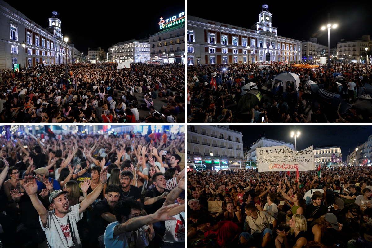 🏠🇪🇸 Madrid protesta por la crisis de vivienda tras el desalojo de Maricarmen Abascal de 87 años