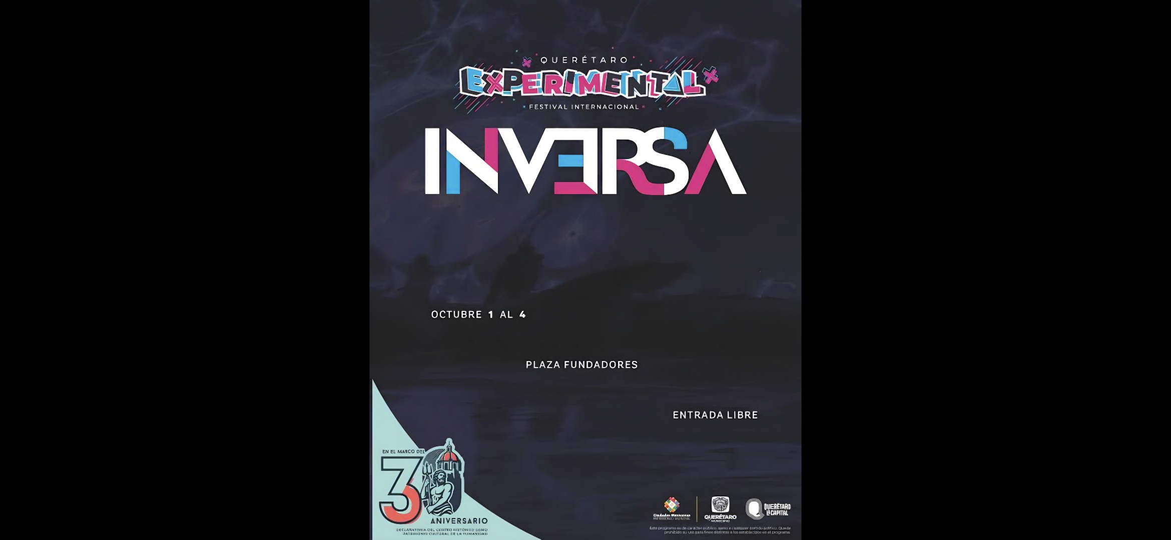 🎭✨ Querétaro EXPERIMENTAL “INVERSA” llega con arte, música y tecnología