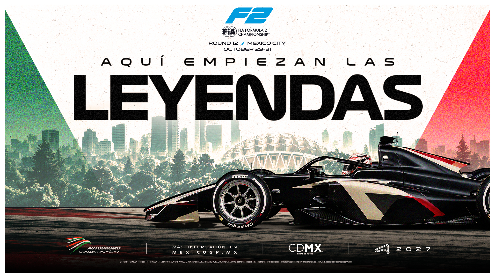 🏎️🇲🇽 ¡La Fórmula 2 llega a México por primera vez!