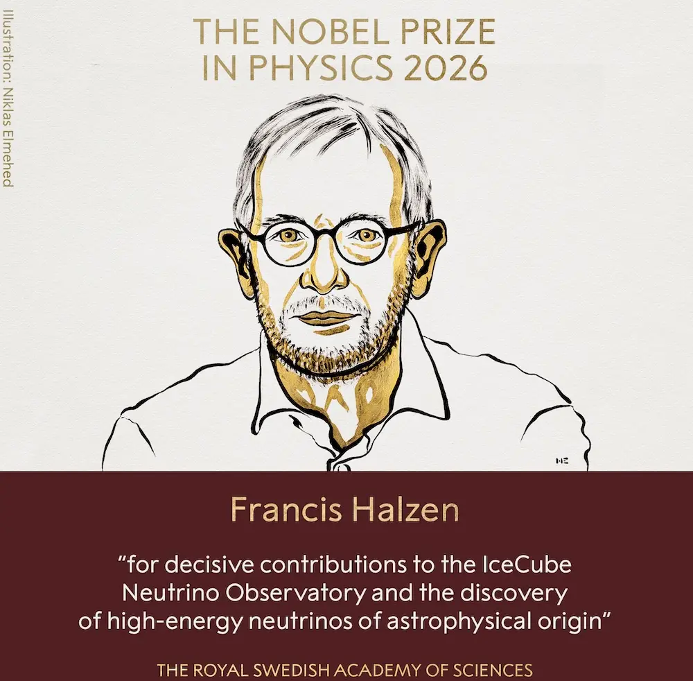 🔬🌌 Francis Halzen gana el Nobel de Física por atrapar las “partículas fantasma”